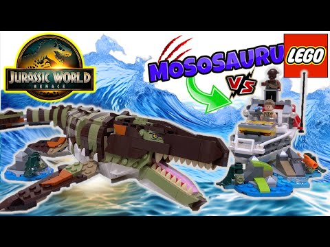 LEGO Jurassic World Rebirth - MOSOSAURUS Construible (Misión Naval) | TOY SHOTS (2025)
