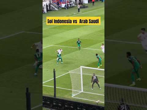 Gol Indonesia ke gawang Arab Saudi