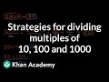 Division with Multiples of 10, 100, and 1000
