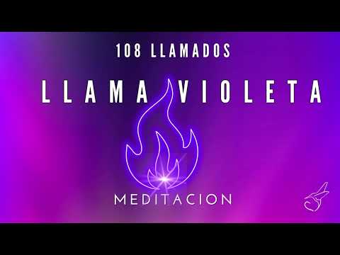 💜💜💜MEDITACIÓN LLAMA VIOLETA, dormir sanando con los 108 llamados, inspirada de Saint Germain