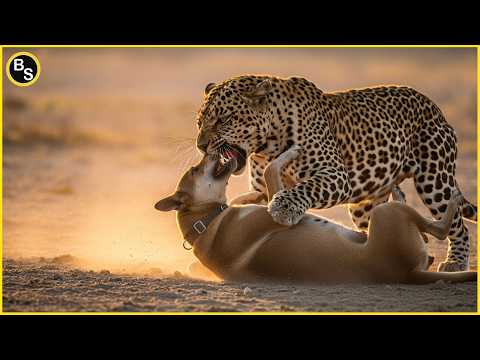 Miracle in the Wild: Dog Escapes Leopard’s Deadly Claws