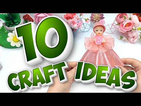 Creative Handmade Craft Ideas for Beginners🧵✂️ 10 Craft Ideas ✂️✨Craft Tutorials for Beginners