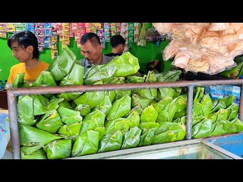 BERTUMPUK-TUMPUK NASI BUNGKUS DAUN LUDES..!!