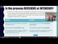 Reflexive vs Intensive Pronouns Explained