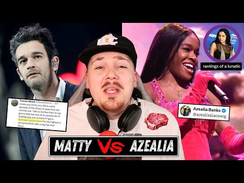 Matty Healy vs Azealia Banks Meltdown is UNHINGED