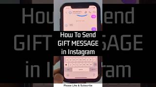 How to Send Gift Message in Instagram