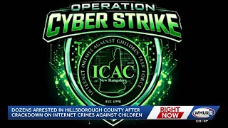 Dozens arrested after crackdown on internet crimes against children