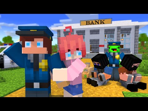 MAIZEN : JJ & Mikey Become POLICEMEN - Minecraft Animation JJ & Mikey