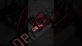 7 segment display with potentiometer