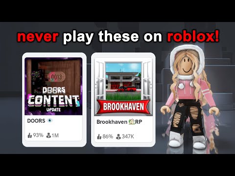 CREEPY Roblox Games you should NEVER Join (roblox 2025 rant)