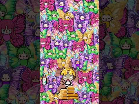 Gave Birth 1000 Baby Butterfies👶🏻🦋😱 #tocaboca #tocalifeworld #tocaworld #shorts