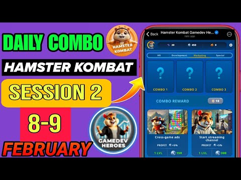 8 february daily combo hamster kombat| hamster kombat combo card today| hamster season 2 daily combo