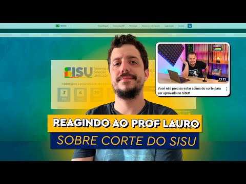 É POSSÍVEL PASSAR NO SISU ESTANDO LONGE DO CORTE?! // Reagindo ao Prof. Lauro (@interpretaenem)!