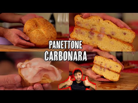 Panettone Carbonara - Como hacer Focaccia o Fugazza navideña - Recetas de entrantes