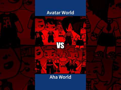 Avatar World VS Aha World❤️💙 “Leave our sister alone” #avatarworld #ahaworld #student #brother