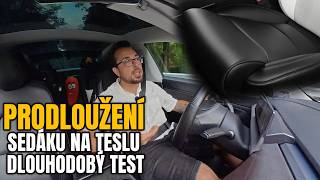 Prodloužení sedáku na Teslu po měsíci používání 🚗. Jaké byly moje zkušenosti? 😊