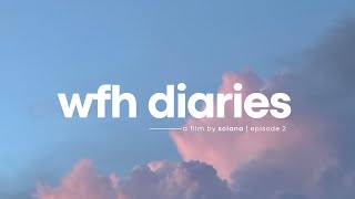 wfh diaries ep2 ☁️ | cafè infinite, park date, what i usually do while working from home 👩‍💻💌