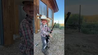 The most Adorable Cowboy #farmlife