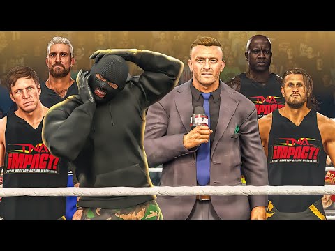 WWE BUY TNA & UNMASK THEIR LEADER! | WWE 2K25 Universe