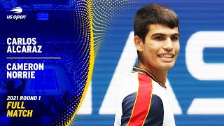 Carlos Alcaraz vs. Cameron Norrie Full Match | 2021 US Open Round 1