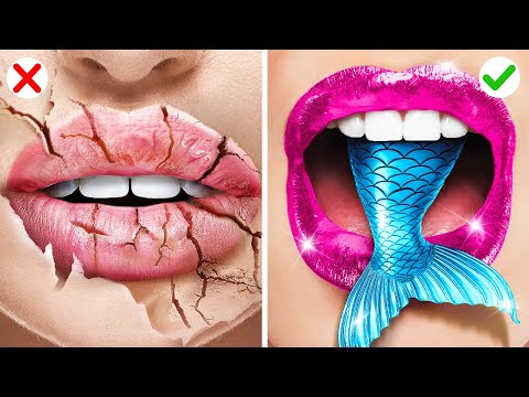 ¡Cola de sirena en la vida real! 🧜‍♀️ Hacks extremos de bricolaje para convertirte en una sirena