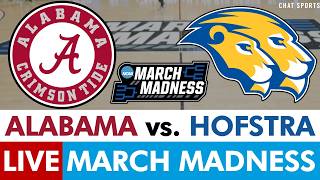 Alabama vs. Hofstra NCAA Tournament Live Streaming Scoreboard, Play-By-Play | 2026 March Madness