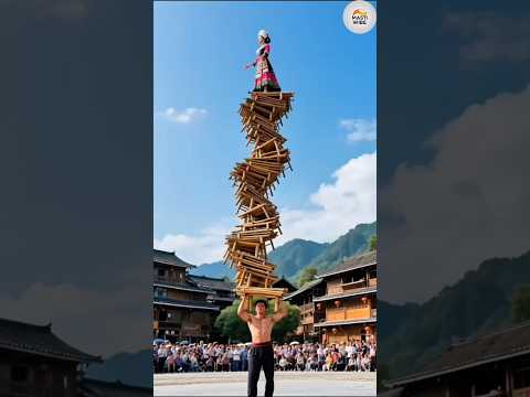 amazing circus act in air #shorts ##viralshorts #trendingshorts