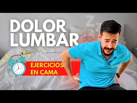 DESPIERTA SIN DOLOR LUMBAR ✅ 5 Ejercicios en la Cama 🛏️🏋🏻‍♂️