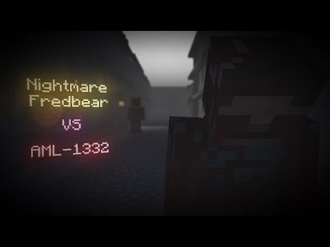 Nightmare Fredbear VS AML-1332 | Minecraft Animation FNAF VS Anomalies (Jumpscares Warning!)
