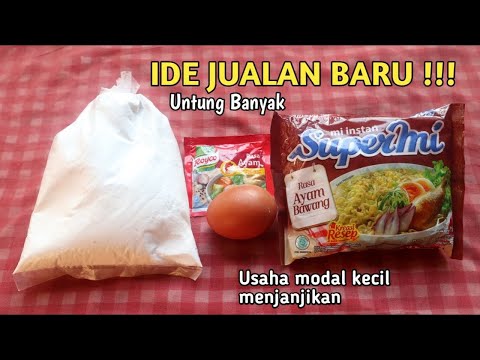 Usaha kecil sukses‼️Awalnya coba-coba setelah tahu hasilnya pada ketagihan, jajanan laris