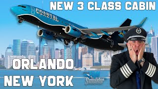 LIVE: Breaking Coastal Airways News During MCO-LGA Flight PMDG 737