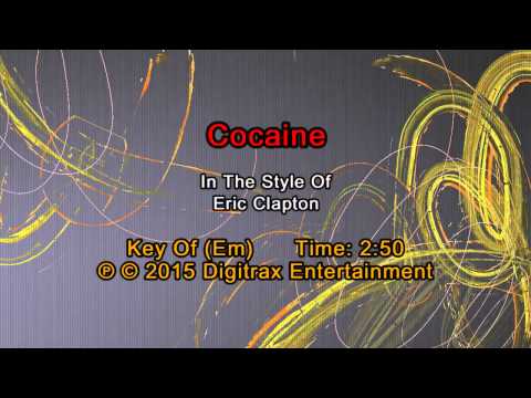 Eric Clapton – Cocaine  (Backing Track)