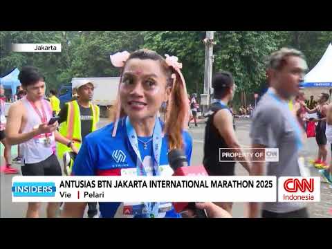 Antusias BTN Jakarta International Marathon 2025 - Insiders