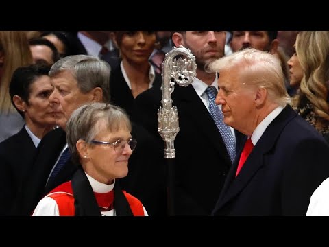 President Donald Trump ☆ VP J.D. Vance @ the National Prayer Service at the National Cathedral 🇺🇸🇺🇸