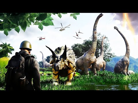 This NEW Dinosaur Survival HORROR Game Is Set In a JURASSIC Theme Park..