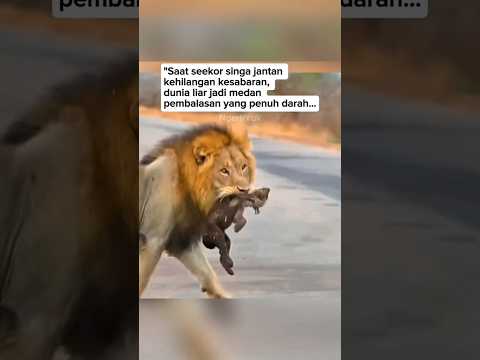 🦁Raja Hutan Murka⁉️ Hyena Harus Bayar Mahal..