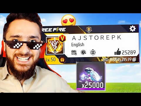 Finally I Got V Badge & Garena Gifted Me 25000 Diamonds 😍