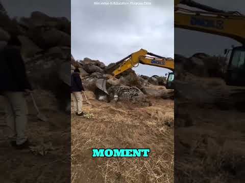 How treasures are recovered from under rocks