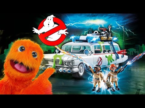 Fuzzy Ghostbusters 4 obtener Slimed verde! 👻👻 Frizbee aprende sobre honestidad!