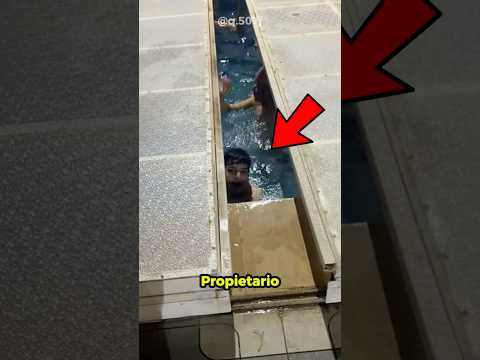 El rescate más desesperado en una piscina 😳🏊