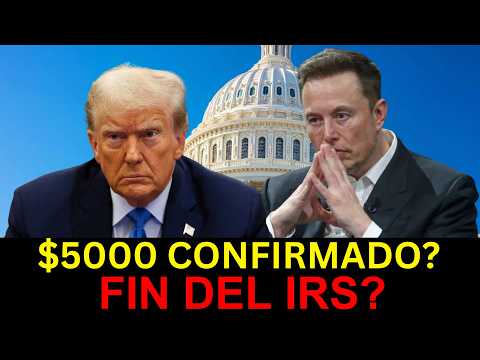 Fin del IRS? $5000 de reembolso del Gobierno Estados Unidos?