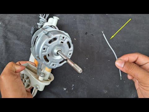 CARA PERBAIKI KIPAS ANGIN MATI TOTAL CUMA PAKAI  SATU KABEL !!