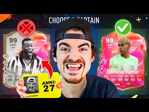 FIFA FUT DRAFT con SOLO GIOCATORI più PICCOLI di ME !!!