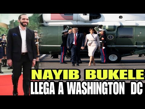 NAYIB BUKELE LLEGA A WASHINTNG DC CON DONAL TRUMPS / EL SALVADOR SUPERA A SUIZA EN SEGURIDAD