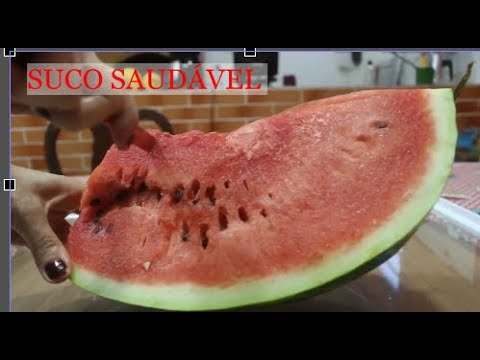 COMO FAZER SUCO DE MELANCIA NATURAL GELADINHO PARA O VERÃO .NUTRIÇÃO SAÚDE .