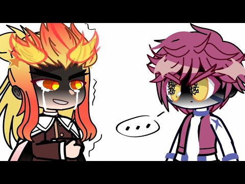 Rengoku and Akaza rates the Hashira's eyebrows || Gacha Club || Demon Slayer ||