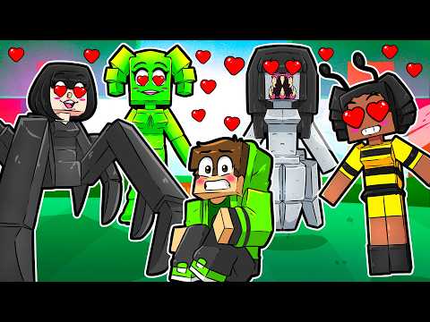 MOBS VIRARAM MENINAS NO MINECRFT 3