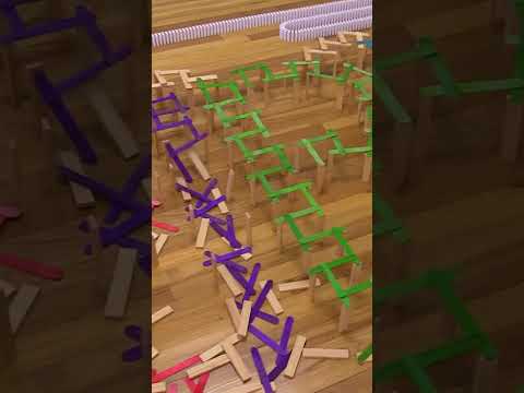 HUGE domino effect chain reaction
