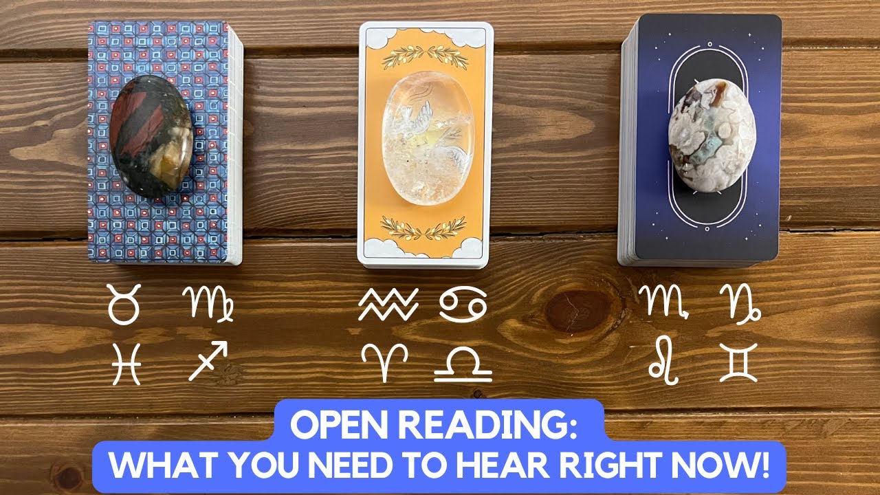 Open Reading: What You need to Hear Right Now!