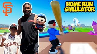 My Epic Day Playing Roblox at Oracle Park with a Giants All-Star!